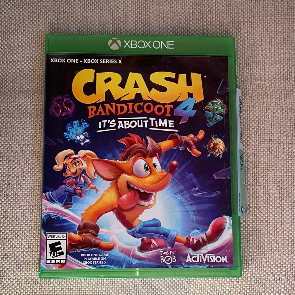 Crash Bandicoot 4: It's About Time - Xbox One Game with Case